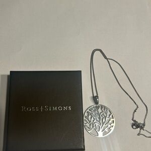 Ross and Simons silver tree necklace